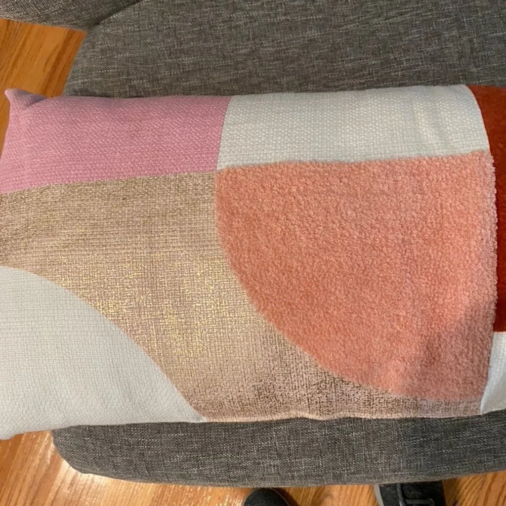 Multicolor lumbar pillow - modern